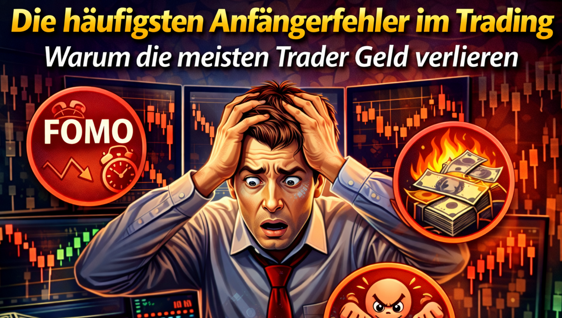 Die häufigsten Anfängerfehler im Trading – Warum die meisten Trader Geld verlieren